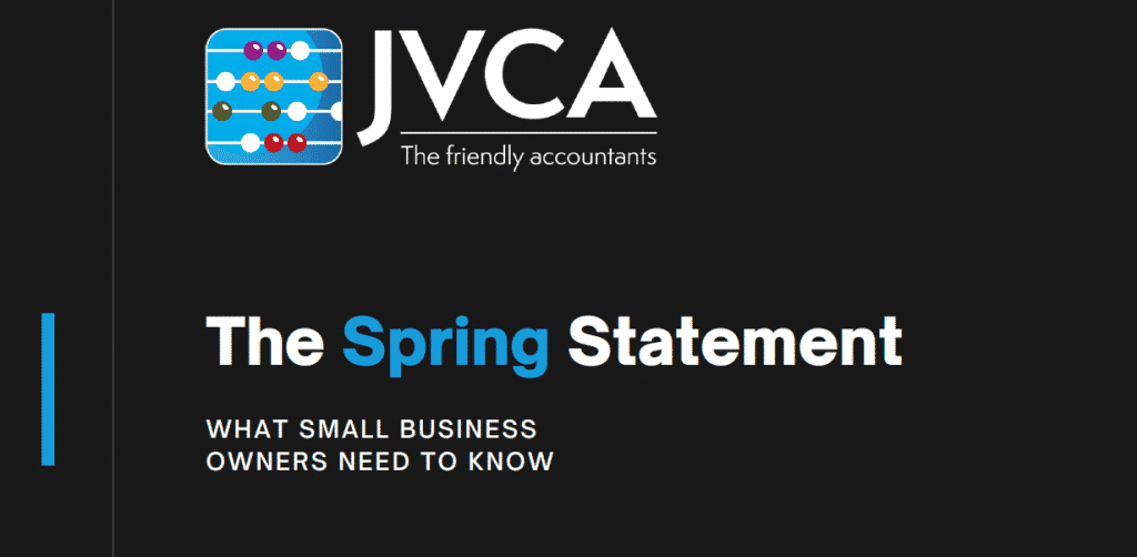 Spring Statement JVCA